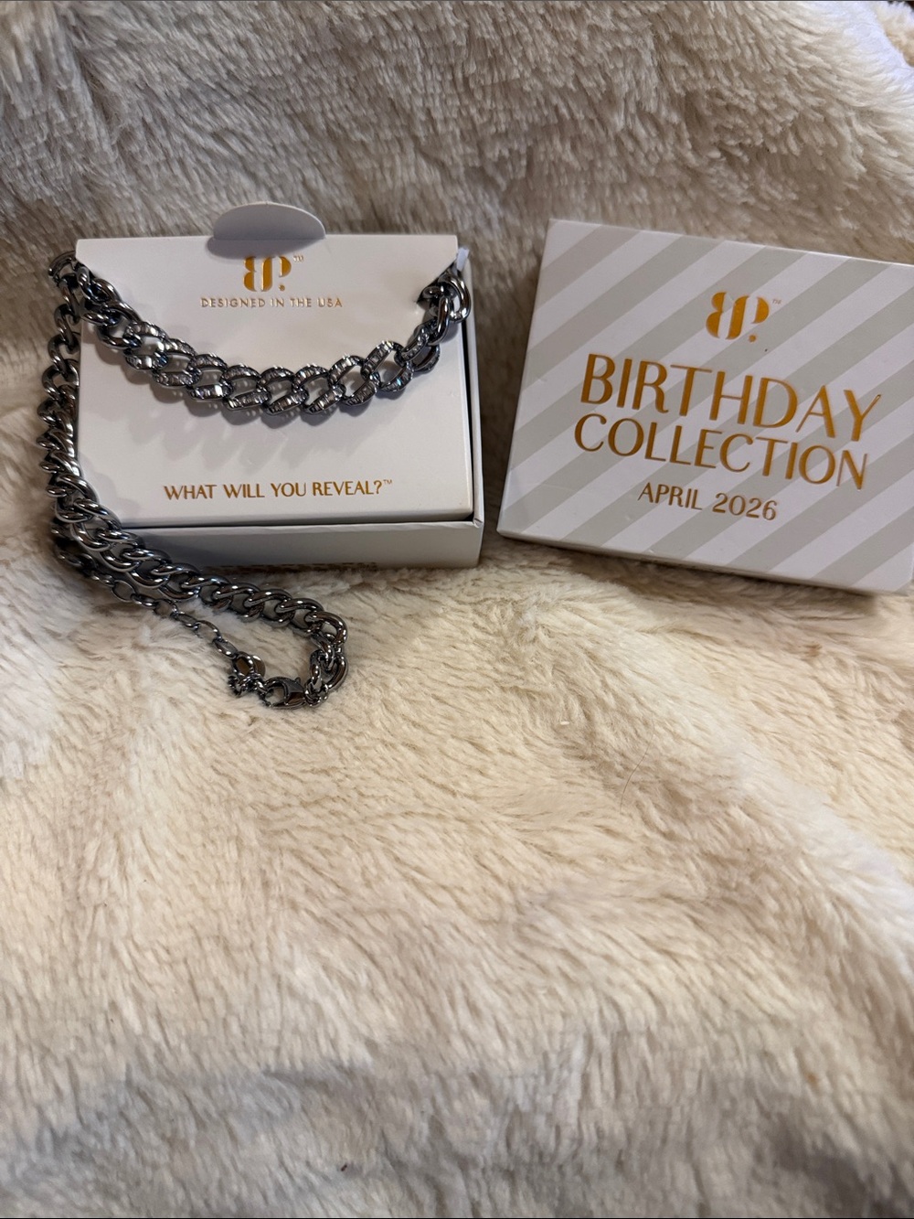Birthday Collection April 2026 Silver Chain Necklace